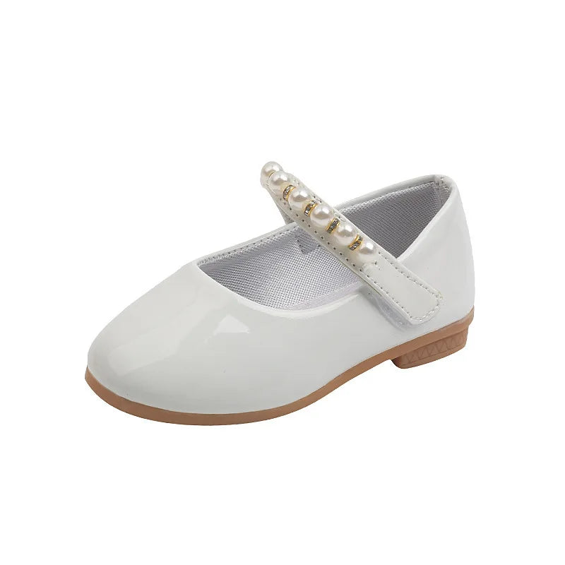 Zapatos Niña Girl Leather Shoes 2023 New Pearl Princess Shoe Fashion Mary Jane Shoe Lorita Shoe Girl Shoe Kid Shoe Girl Dresses