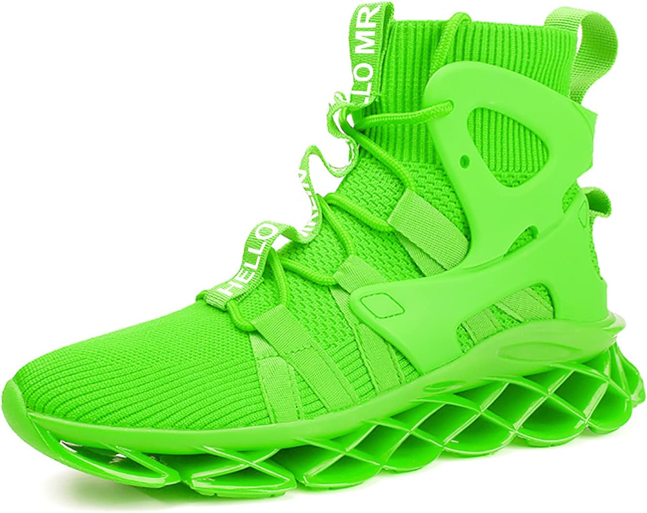 Men'S Running Shoes Non Slip Athletic Tennis Walking Blade Type Sneakers Hip Hop