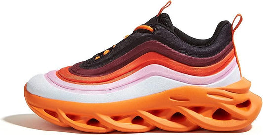 Women'S Chunky Platform Tie Dye Rainbow Sneakers Tennis Running Fashion Shoes