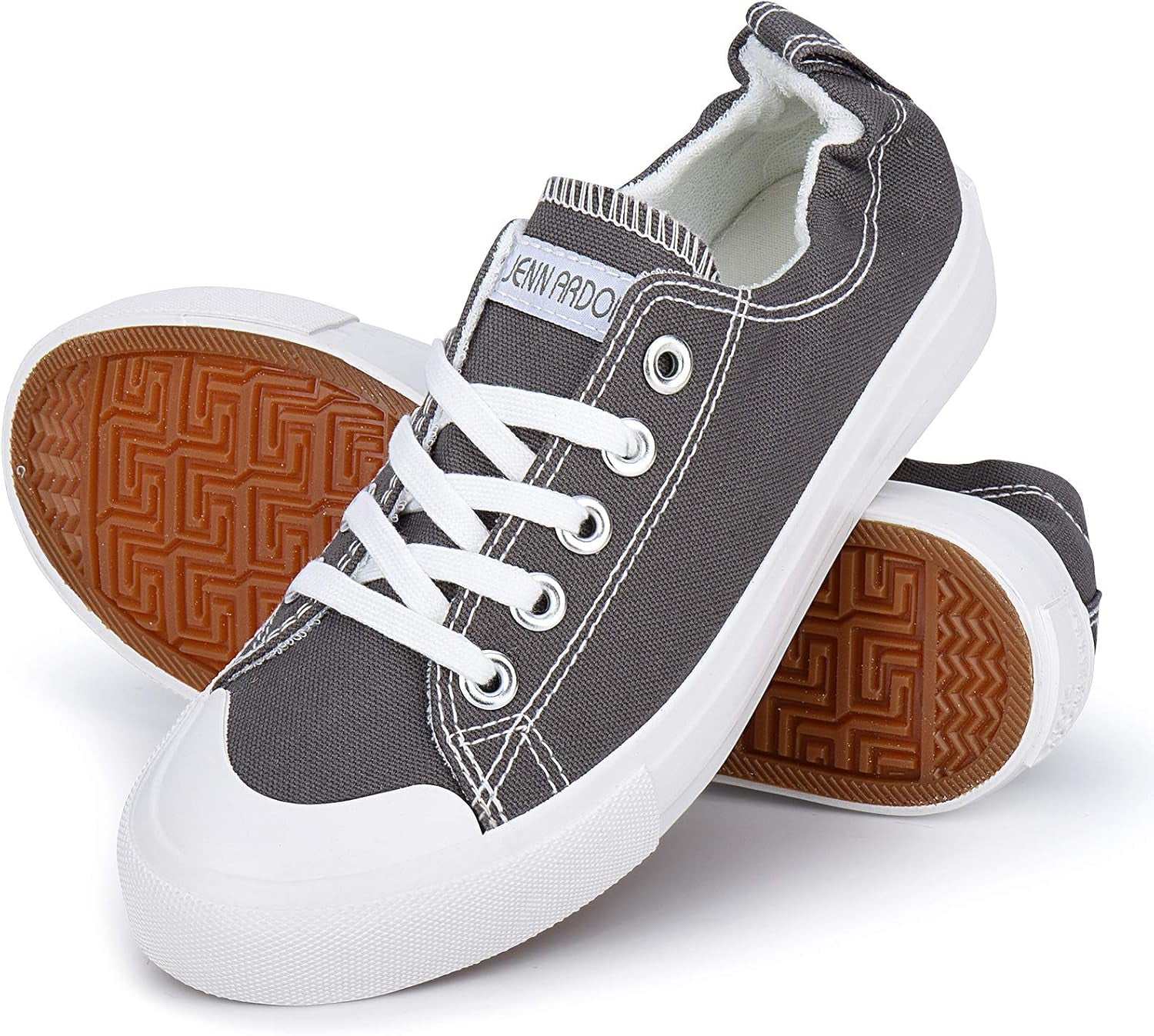 Women Canvas Shoes Low Top Walking Slip on Fashion Sneaker for Women Comfortable Flats Shoes