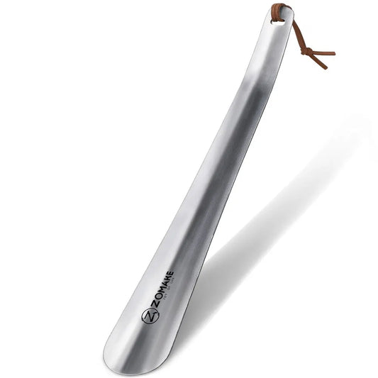 30CM Metal Shoe Horns Long Handle Shoehorn Quality Stainless Steel Shoe Spoon Lifter Shoe Helper Aid Tool Shoe Accessories
